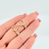 Candongas Oso TS Colgante 1.5gr / 1.9cm / Oro Amarillo 18K ©