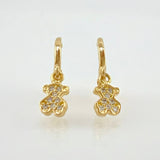 Candongas Oso TS Colgante 1.5gr / 1.9cm / Oro Amarillo 18K ©