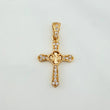 Dije Cruz Trebol 1.1 g / 2.4 cm Oro Amarillo 18K