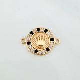 Herraje Corona 1.35 g / 1.8 cm Oro Amarillo 18K