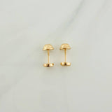 Topos Circulo 0.55gr / 4.96mm Oro Amarillo 18K %