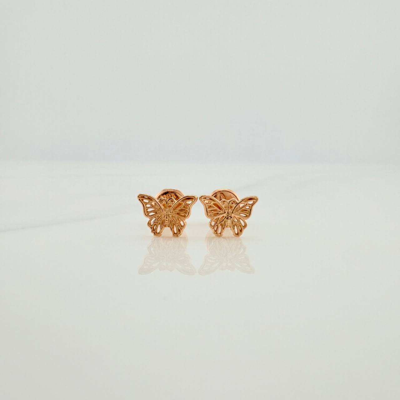 Topos Mariposa 0.75gr / 5.81mm Oro Rosa 18K %