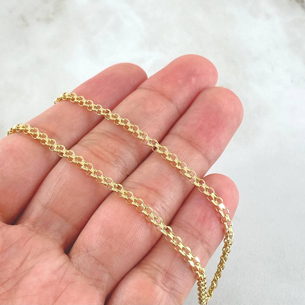 Cadena China 3.55gr / 60cm / +1 Oro 18K ©