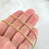 Cadena China 3.55gr / 60cm / +1 Oro 18K ©