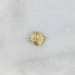 Herraje Virgen Rosa Mística 0.35gr / 1.3cm / Mate  Oro Amarillo