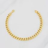 Pulso Cubano 3.5g / 18cm / 5.8mm Oro Amarillo 18K