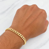 Pulso Cubano 3.5g / 18cm / 5.8mm Oro Amarillo 18K