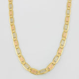 Cadena Escalera Plana 21.15g / 60cm / 4.1mm Tres Oros 18K
