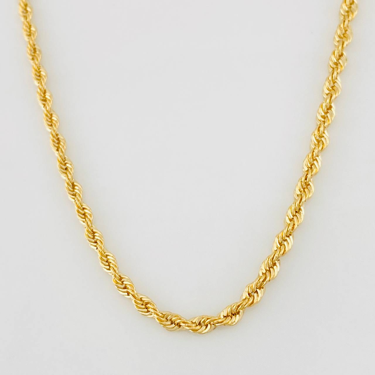 Cadena Lazo 2.7g / 50cm / 2.1mm Oro Amarillo 18K