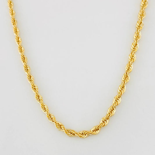 Cadena Lazo 2.7g / 50cm / 2.1mm Oro Amarillo 18K