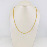 Cadena Lazo 2.7g / 50cm / 2.1mm Oro Amarillo 18K