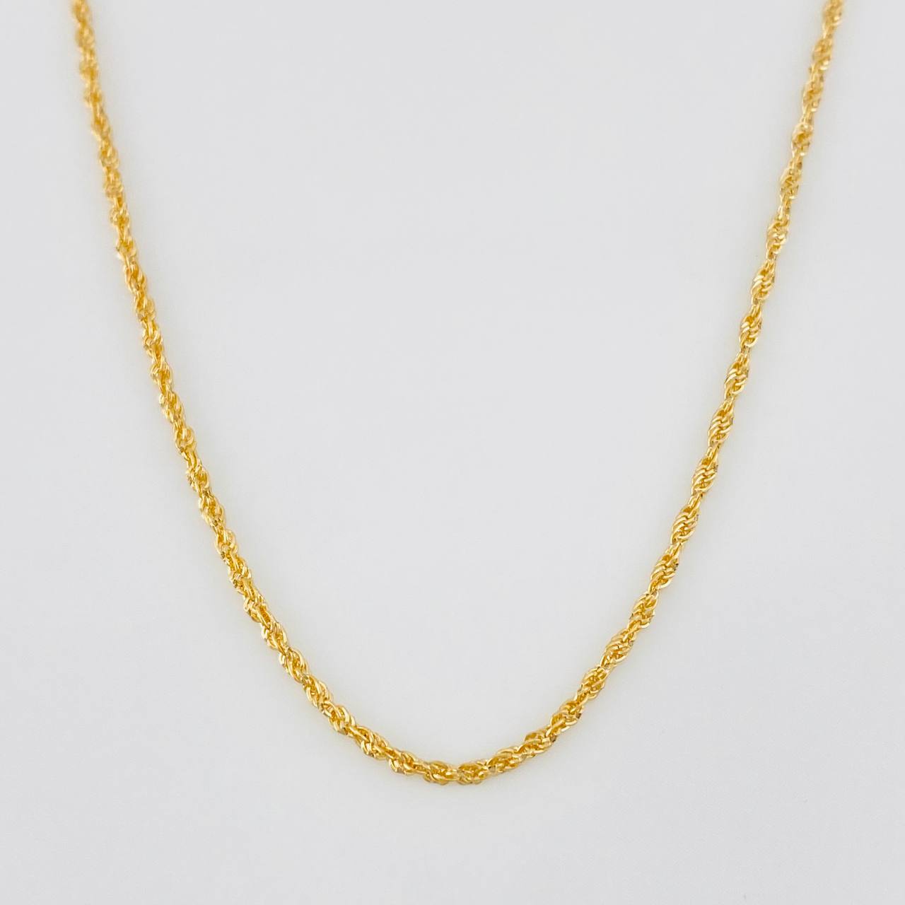 Cadena Lazo 0.95g / 50cm / 1.1mm Oro Amarillo 18K
