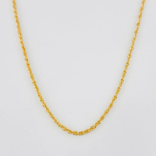 Cadena Lazo 0.95g / 50cm / 1.1mm Oro Amarillo 18K
