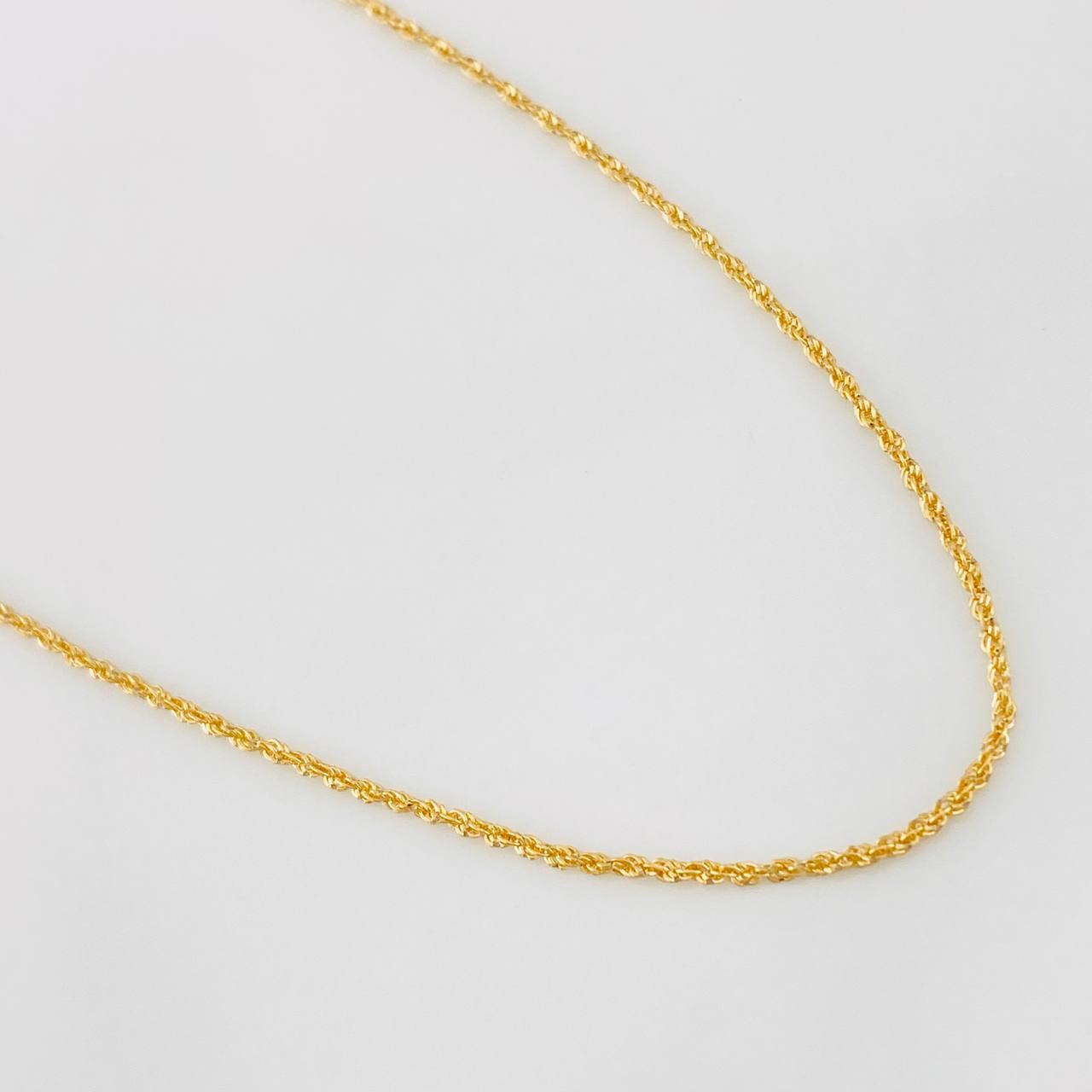 Cadena Lazo 0.95g / 50cm / 1.1mm Oro Amarillo 18K