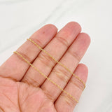 Cadena Singapur 1.1g / 45cm / 0.5mm Oro Amarillo 18K