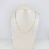 Cadena Singapur 1.1g / 45cm / 0.5mm Oro Amarillo 18K