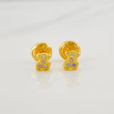 Topos Oso Ts 0.7g / 4.7mm Oro Amarillo 18K