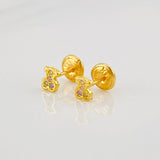 Topos Oso Ts 0.7g / 4.7mm Oro Amarillo 18K