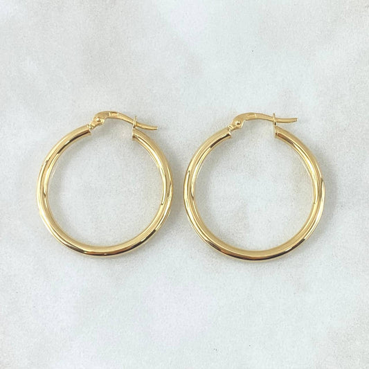 Candongas Jass 2.15gr / 3cm / Lisas Oro Amarillo 18K