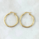 Candongas Jass 2.5gr / 3cm / Lisas Oro Amarillo 18K