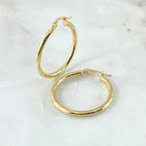 Candongas Jass 2.5gr / 3cm / Lisas Oro Amarillo 18K