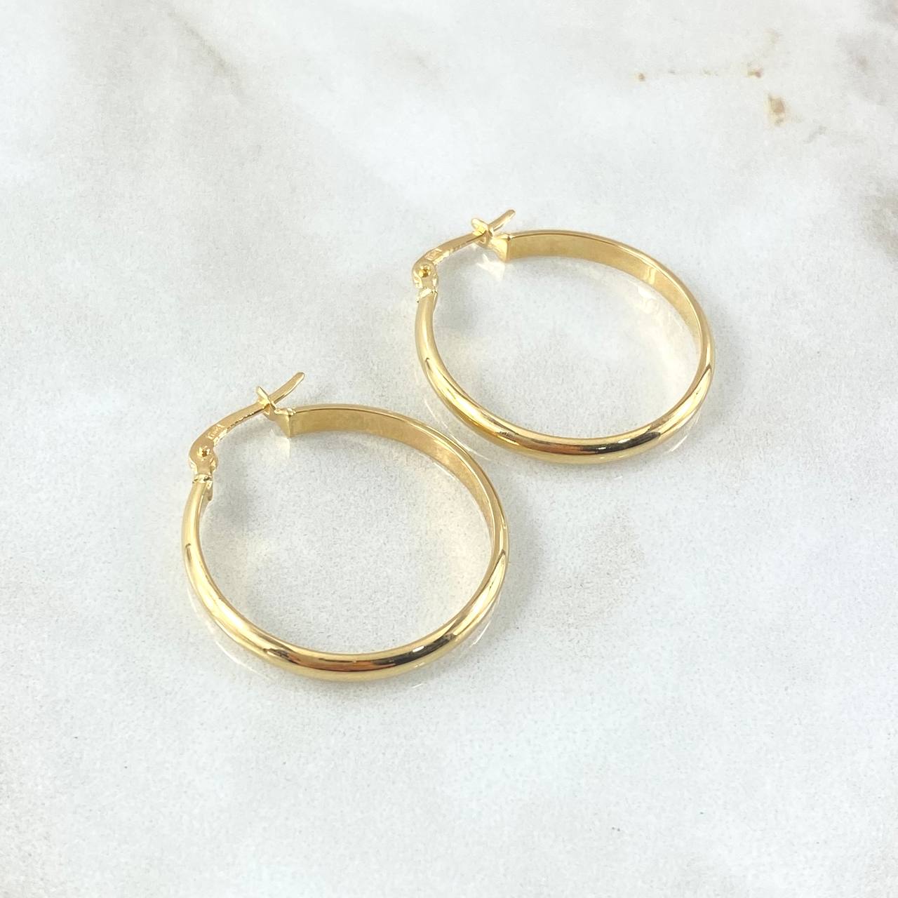 Candongas Nati 1.75gr / 3cm / Oro Amarillo 18K
