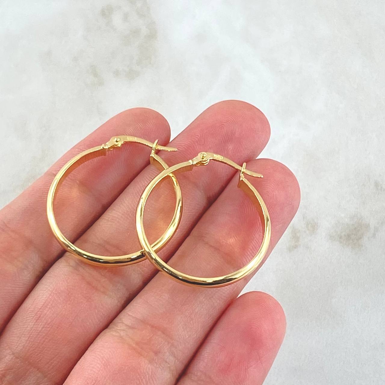 Candongas Nati 1.8gr / 3cm / Oro Amarillo 18K