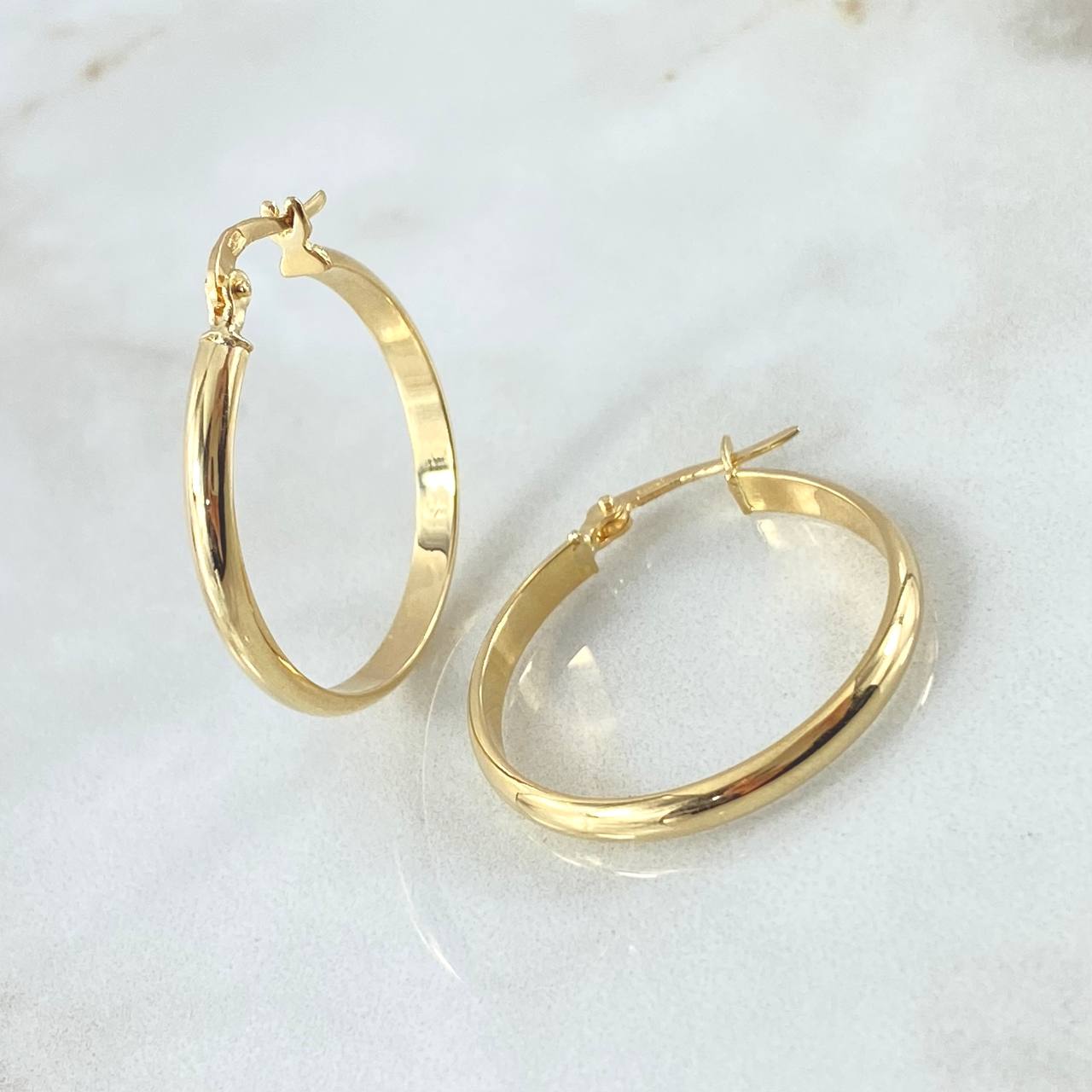 Candongas Nati 1.8gr / 3cm / Oro Amarillo 18K