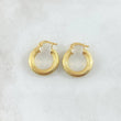 Candongas Lore 1.5gr / 1.7cm / Entorchadas Oro Amarillo 18K