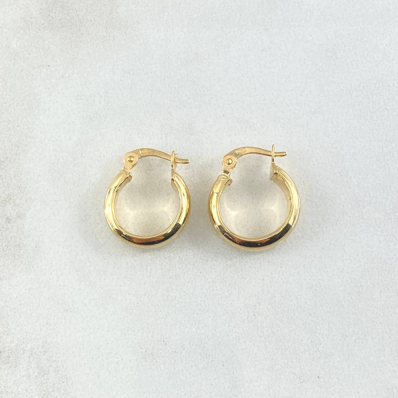 Candongas Nati 1gr / 1.2cm / Oro 18K