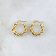 Candongas Lizza 1.95gr / 2cm / Entorchadas Oro Amarillo 18K