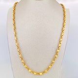 Cadena Rustica Burbuja 16.31g / 60cm / 4.7mm Oro Amarillo 18K