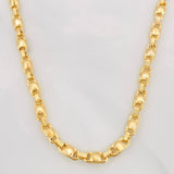 Cadena Rustica Burbuja 16.31g / 60cm / 4.7mm Oro Amarillo 18K