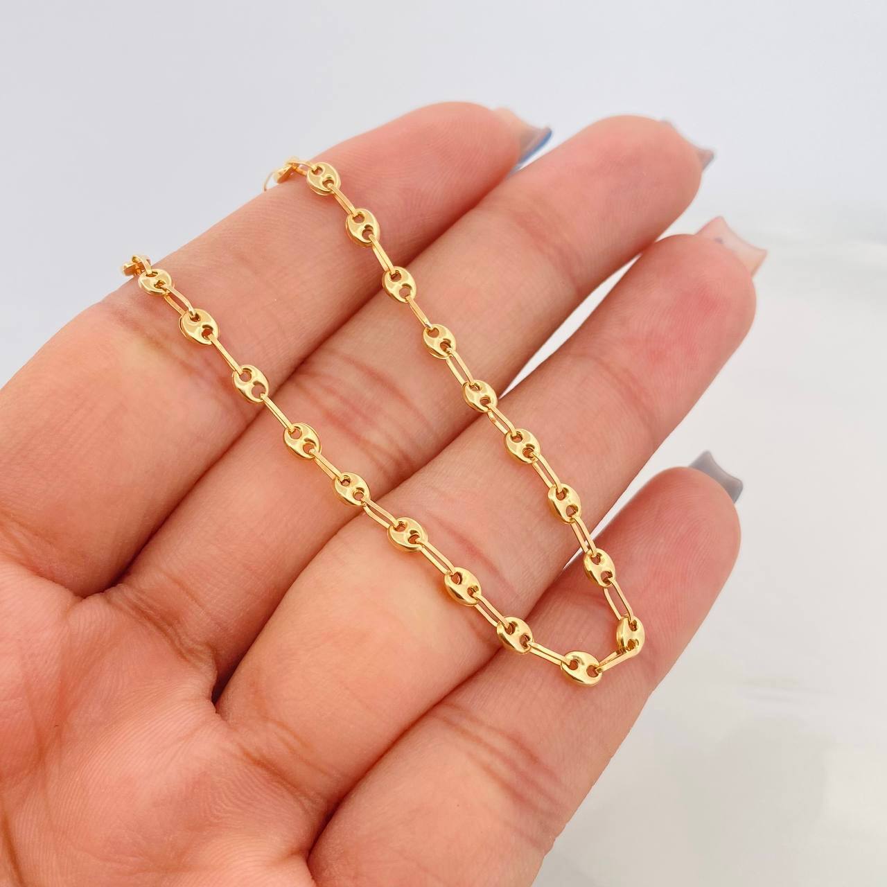 Cadena GC 4.5g / 45cm / 3.18mm Oro Amarillo 18K