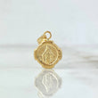 Dije Virgen Milagrosa Medalla 0.5gr / 1.7cm / Troquelada Oro Amarillo
