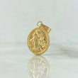 Dije Virgen Del Carmen 2.1gr / 3.5cm / Bordeada Troquelada Oro Amarillo *