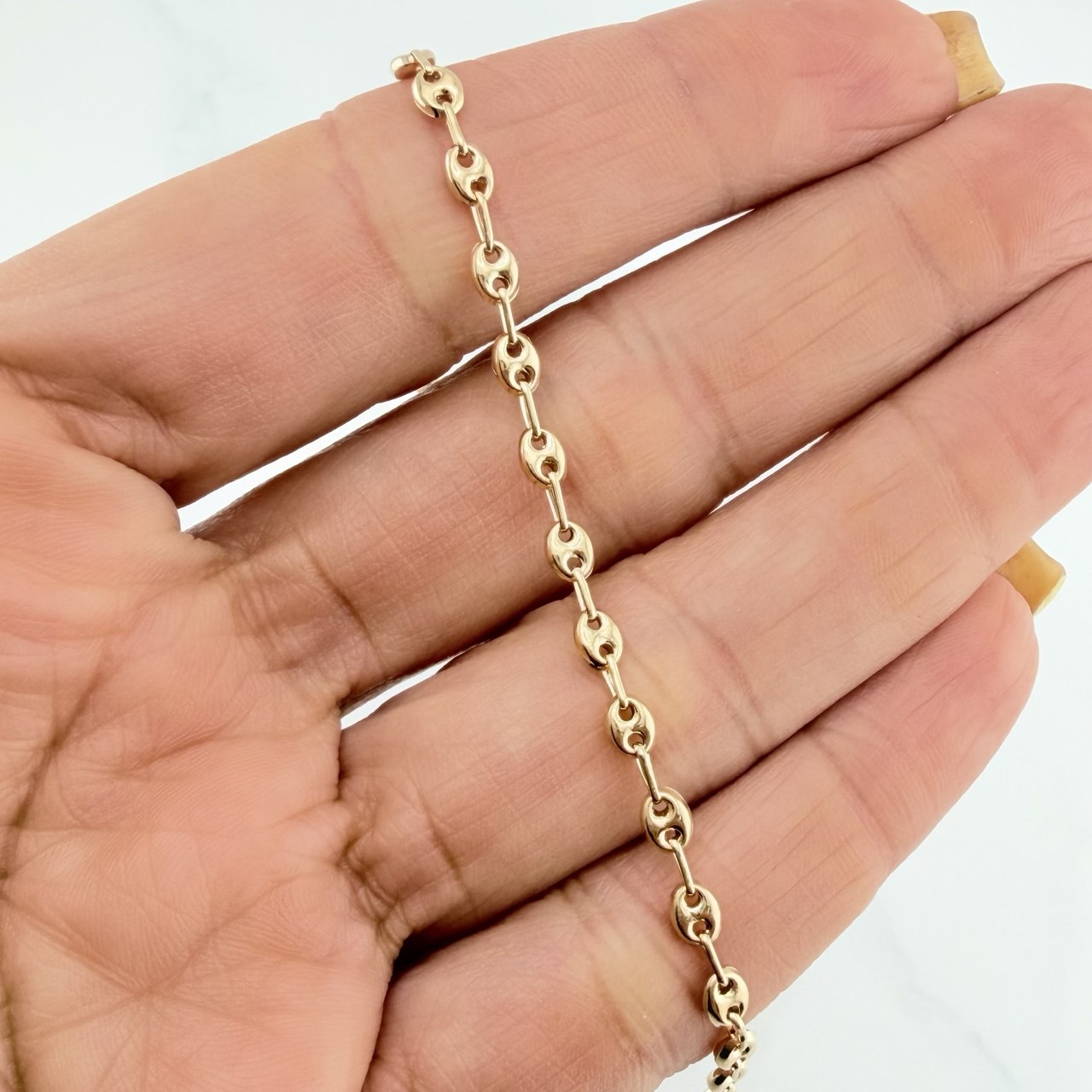 Tobillera Gc 2.65 g / 24 cm / 3.15 mm Oro Amarillo 18K
