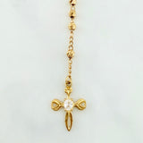 Rosario Virgen Maria 9.55 g / 58 cm / 3 mm Oro Amarillo 18K