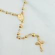 Rosario Virgen Milagrosa 6.65 g / 51 cm / 4mm-3 mm Oro Amarillo 18K