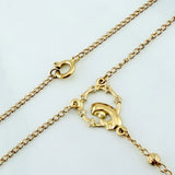 Rosario Virgen Maria 9.55 g / 58 cm / 3 mm Oro Amarillo 18K