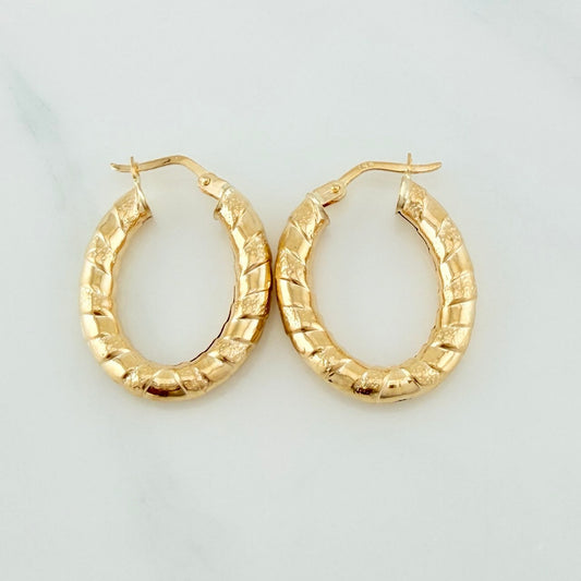 Candongas Noel 2.7 g / 2.5 cm Oro Amarillo 18K