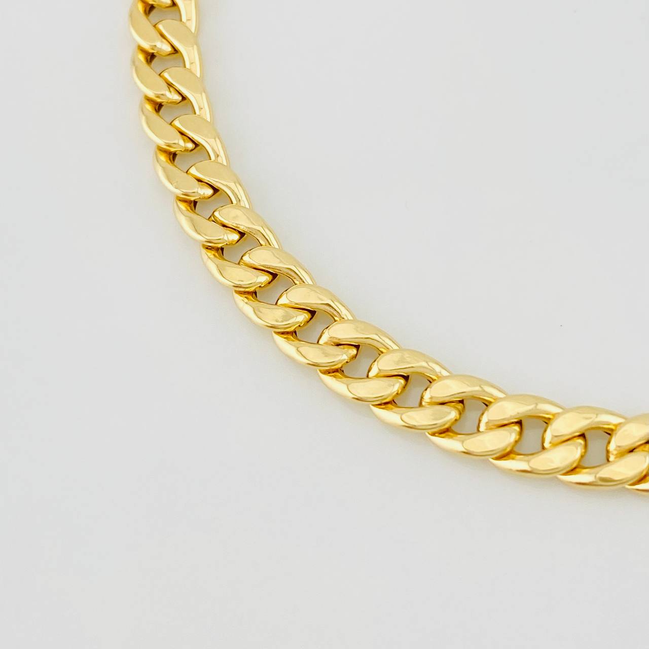 Pulso Cubano 3.5g / 18cm / 5.9mm Oro Amarillo 18K