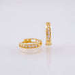 Candongas Carril 1.3gr / 1cm / Oro Amarillo 18K