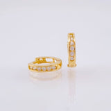 Candongas Carril 1.25gr / 1cm / Oro Amarillo 18K ©