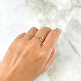 Anillo Olas 1gr / T7 1/2 / Oro Amarillo