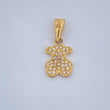 Dije Oso TS 0.65gr / 1.8cm-Oro Amarillo 18K %