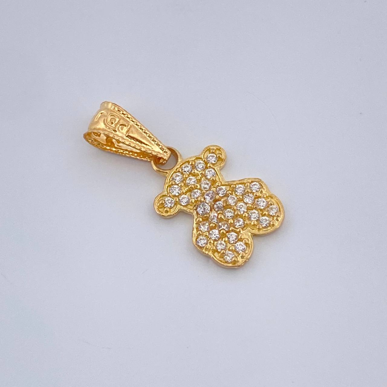 Dije Oso TS 0.65gr / 1.8cm-Oro Amarillo 18K %