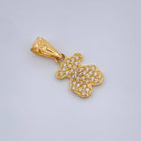 Dije Oso TS 0.65gr / 1.8cm-Oro Amarillo 18K %