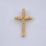 Dije Cruz Clavo 1.35gr / 1.4cm-Oro Amarillo 18K +