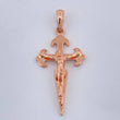 Dije Cruz Cristo 2.5gr / 3.9cm-Oro Rosa 18K +